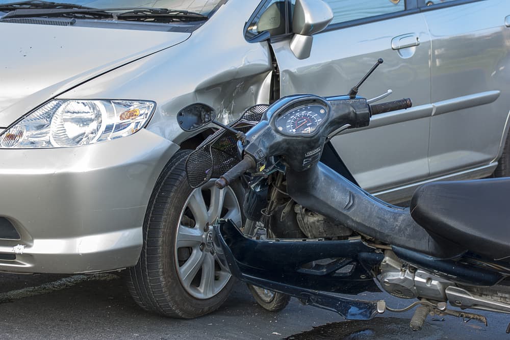 Motorcycle Accident With Car