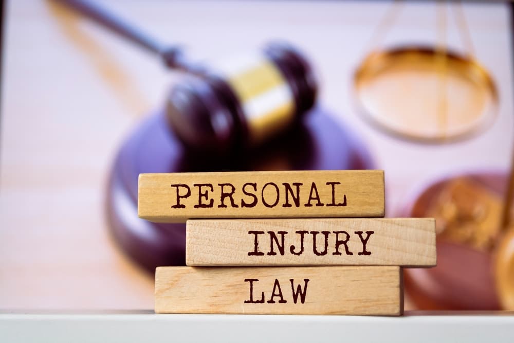 Illustration of personal injury law